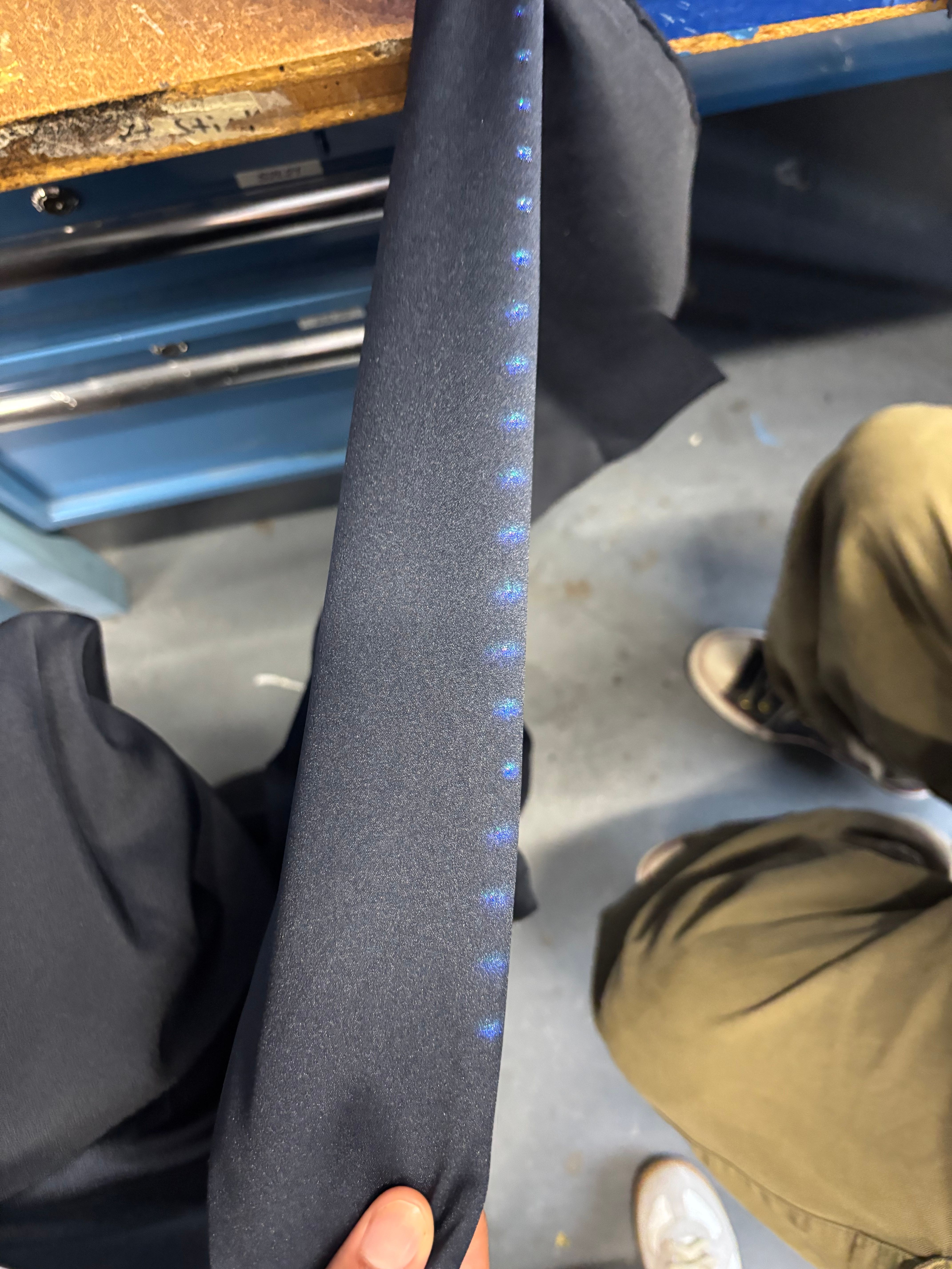 Lights with thicker fabric